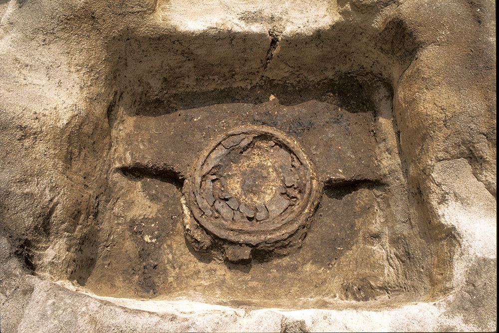 平安時代の梵鐘(ばんしょう)鋳造遺構